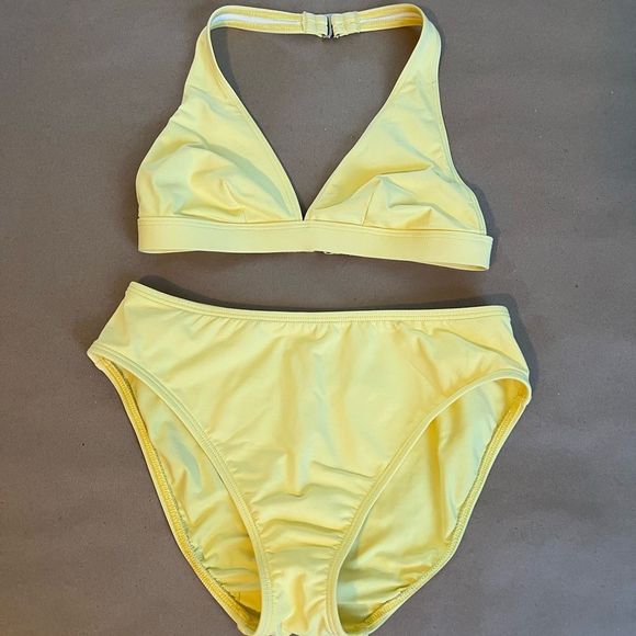 La Blanca Swim Lablanca Yellow Swimming Bikini Set Size 8 Poshmark